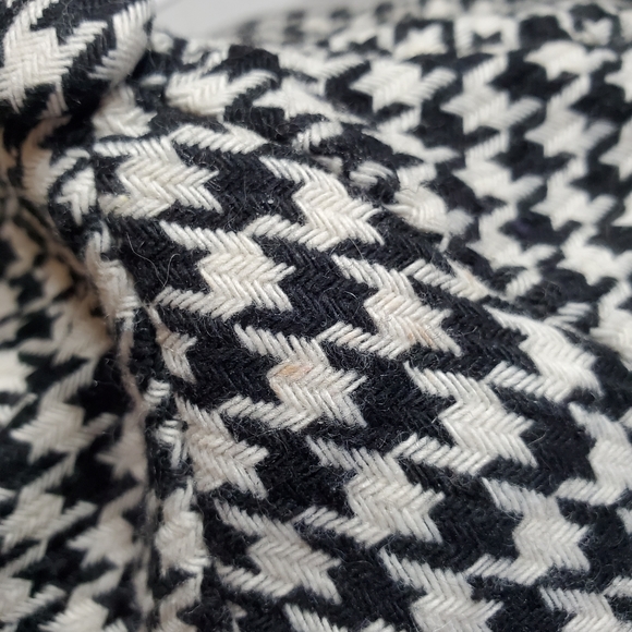 Black and white houndstooth newsboy cap fashion brim hat one size - Picture 11 of 15